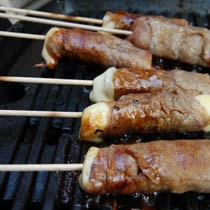 Brochettes bœuf fromage
